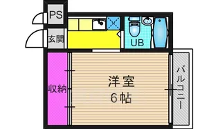 サンロイヤル五條大橋【2階】の間取り