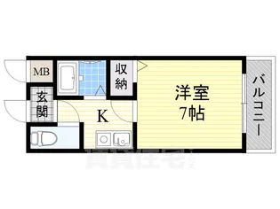 シャトーグレース【2階】の間取り