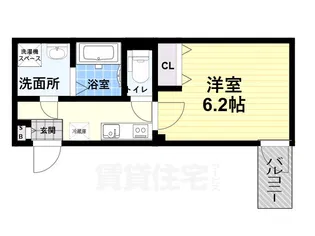 ALEGRIA尼崎西本町【2階】の間取り