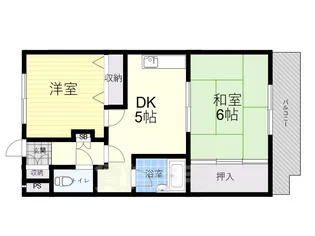 フローレンス西宮1【2階】の間取り