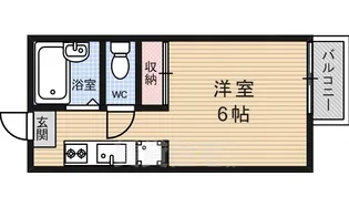 セリジエール嵐山【2階】の間取り