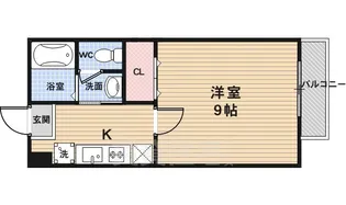 メゾンモントブルーメ【2階】の間取り