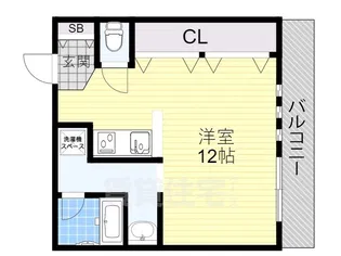 メゾン天の川【1階】の間取り