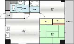 サンシャイン奥村【3階】の間取り
