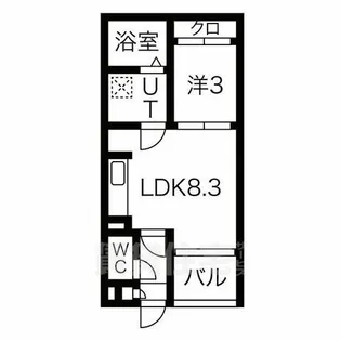 REGALESTこまどめ【1階】の間取り