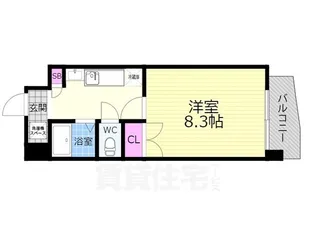 CASA VERDE高辻(カーサヴェルデ)【5階】の間取り