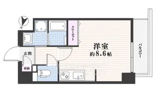 パルティール金山【4階】の間取り