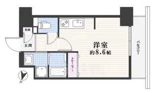パルティール金山【8階】の間取り