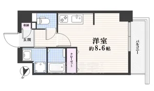 パルティール金山【4階】の間取り