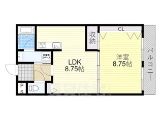 シィダーヴィレッジ【212号室】の間取り