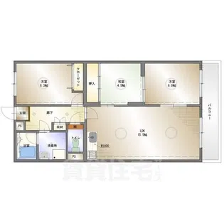 第2不二マンション【1階】の間取り