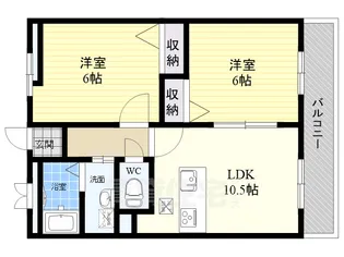 ローレル ハイツ【2階】の間取り