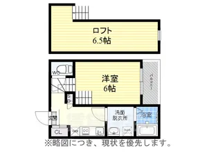 1LKの間取り画像