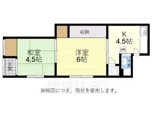 ペディコート神戸会下山【1階】の間取り