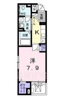 COCOLAULEA【4階】の間取り