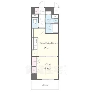 パルファン ドゥ ジョア【2階】の間取り