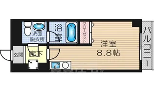 ヴァンスタージュ姫里【8階】の間取り