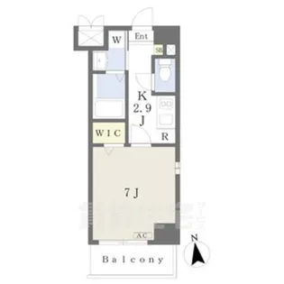 プレイズシード葵【7階】の間取り