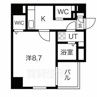 メイクス上前津2【3階】の間取り