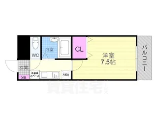 サンロイヤル藤ノ森【3階】の間取り