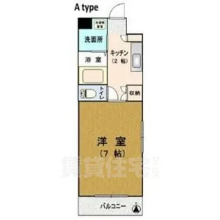 Bonne Chance(ボンヌシャンス)【5階】の間取り