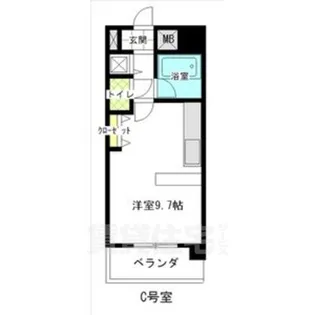 パルテンツァ【7階】の間取り