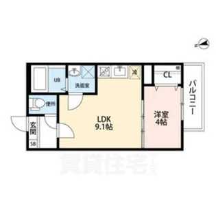 Eden(エデン)【1階】の間取り