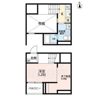 ボナール【1階】の間取り