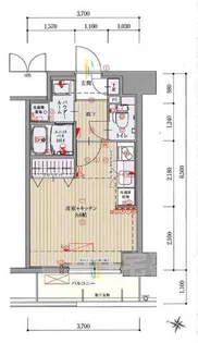 パルティール金山【6階】の間取り