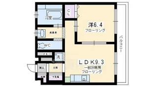 ドミール東山【3階】の間取り