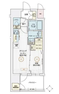 エステムコート名古屋サウスプレミオ【3階】の間取り