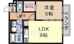 瀬田メディエートプラザD棟【1階】の間取り