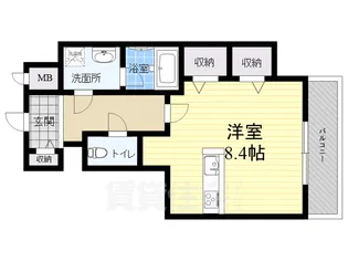 ブランTAT西宮江上町【4階】の間取り