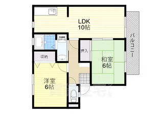 ファミール寺田 B棟【1階】の間取り