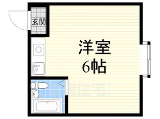 ホワイトコーポ南住吉【1階】の間取り