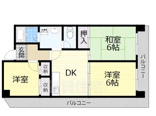 メゾンプレミール【5階】の間取り