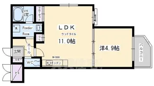 プラネシア星の子京都御所【6階】の間取り