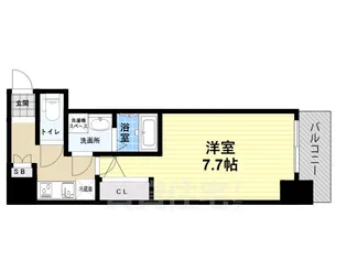 大阪府堺市北区東雲東町1丁【マンション】の間取り