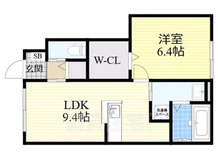 サン・メゾン D棟【1階】の間取り