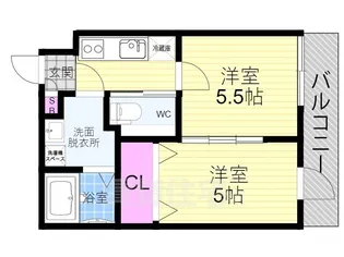 ベレーザ西陣2【1階】の間取り