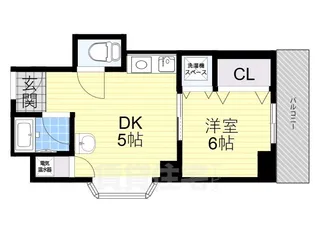 大阪府堺市堺区車之町西2丁【マンション】の間取り