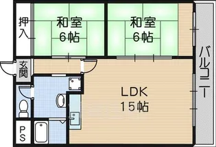 飛鳥グランドパレス【5階】の間取り
