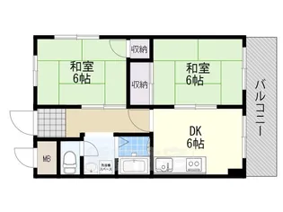メゾンマカカーラ【6階】の間取り