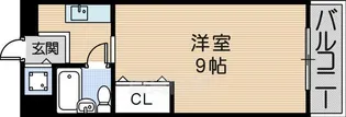 ボーン出屋敷【3階】の間取り