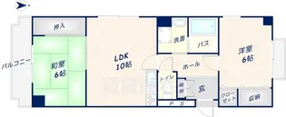 N’sパレス(エヌズパレス)【2階】の間取り