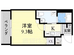 S・フルール【2階】の間取り