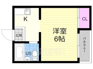 オザサハイツ【3階】の間取り