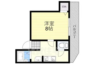 ベルエーキップ【6階】の間取り