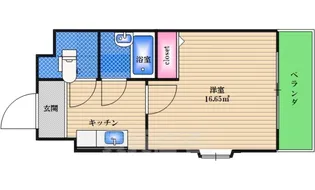 シンパシー京橋【3階】の間取り
