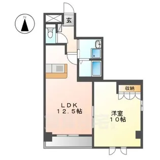 F’s アベニュー 【4階】の間取り
